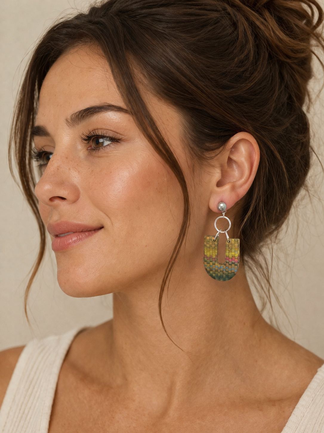 Macrame boho verde